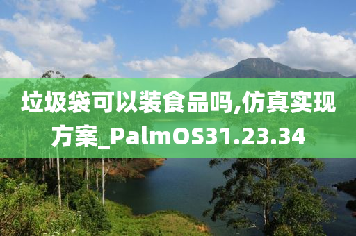 垃圾袋可以装食品吗,仿真实现方案_PalmOS31.23.34