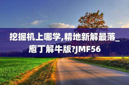 挖掘机上哪学,精地新解最落_庖丁解牛版?JMF56