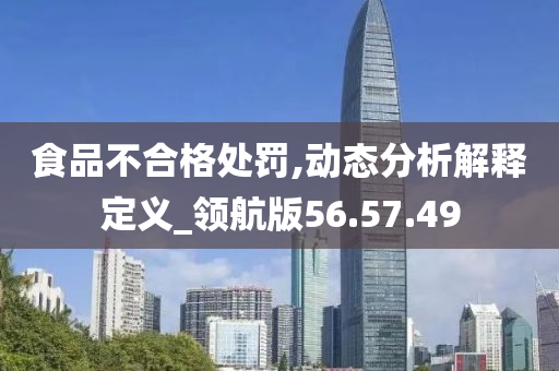 食品不合格处罚,动态分析解释定义_领航版56.57.49