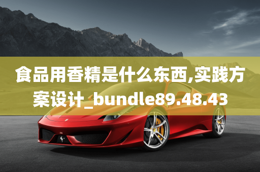 食品用香精是什么东西,实践方案设计_bundle89.48.43