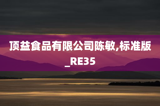 顶益食品有限公司陈敏,标准版_RE35