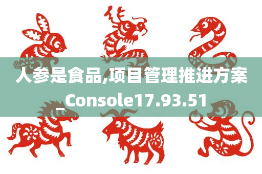 人参是食品,项目管理推进方案_Console17.93.51