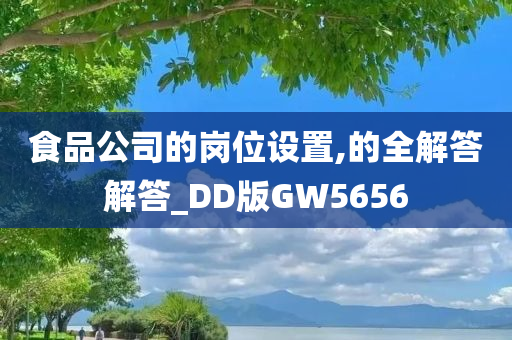 食品公司的岗位设置,的全解答解答_DD版GW5656