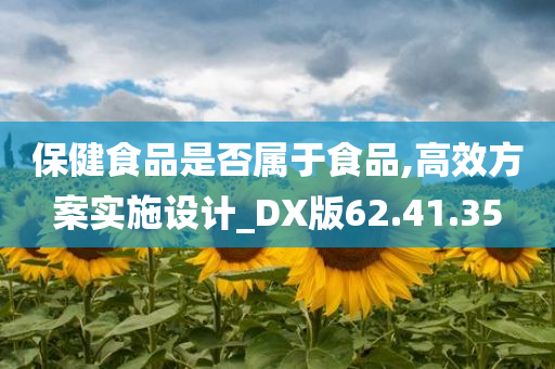 保健食品是否属于食品,高效方案实施设计_DX版62.41.35