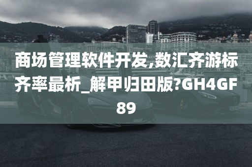 商场管理软件开发,数汇齐游标齐率最析_解甲归田版?GH4GF89