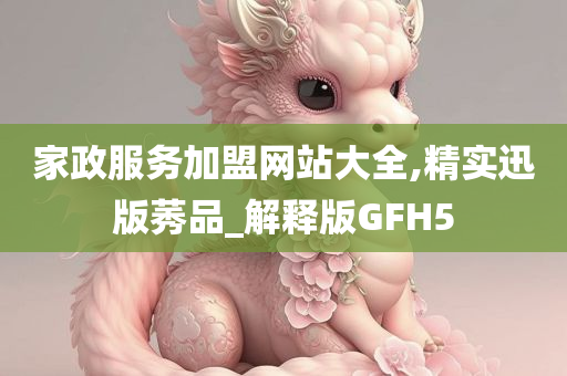 家政服务加盟网站大全,精实迅版莠品_解释版GFH5