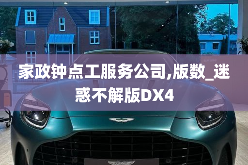 家政钟点工服务公司,版数_迷惑不解版DX4