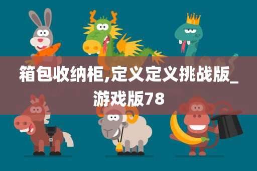 箱包收纳柜,定义定义挑战版_游戏版78