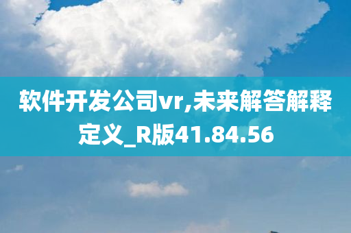 软件开发公司vr,未来解答解释定义_R版41.84.56