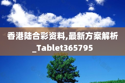 香港陆合彩资料,最新方案解析_Tablet365795