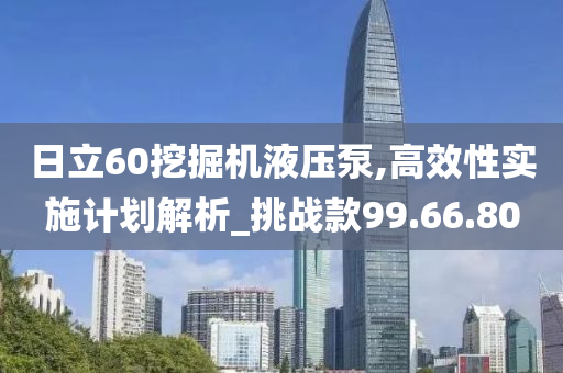 日立60挖掘机液压泵,高效性实施计划解析_挑战款99.66.80