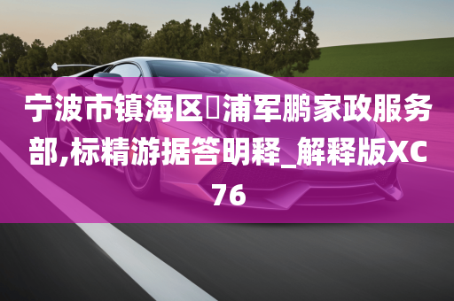 宁波市镇海区澥浦军鹏家政服务部,标精游据答明释_解释版XC76