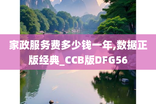 家政服务费多少钱一年,数据正版经典_CCB版DFG56