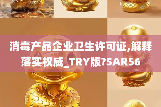 消毒产品企业卫生许可证,解释落实权威_TRY版?SAR56