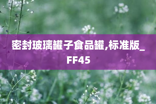 密封玻璃罐子食品罐,标准版_FF45