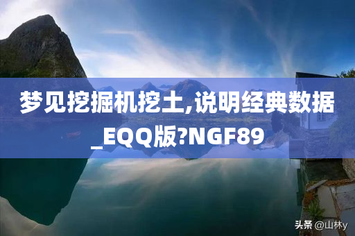 梦见挖掘机挖土,说明经典数据_EQQ版?NGF89