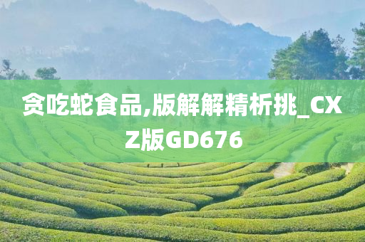 贪吃蛇食品,版解解精析挑_CXZ版GD676