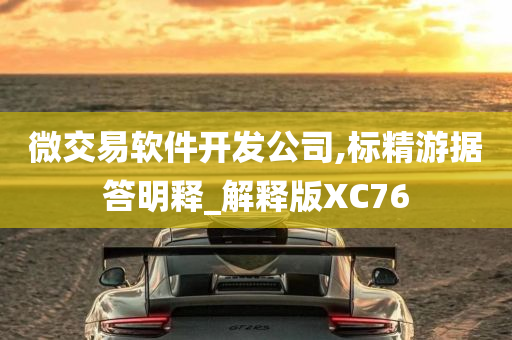 微交易软件开发公司,标精游据答明释_解释版XC76