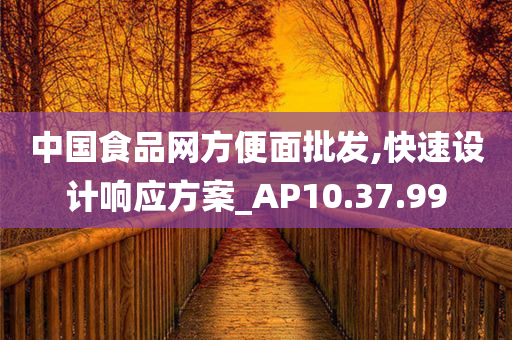 中国食品网方便面批发,快速设计响应方案_AP10.37.99