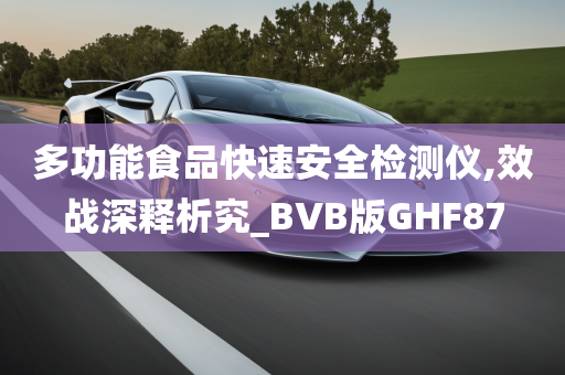 多功能食品快速安全检测仪,效战深释析究_BVB版GHF87