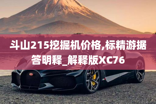 斗山215挖掘机价格,标精游据答明释_解释版XC76