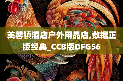 芙蓉镇酒店户外用品店,数据正版经典_CCB版DFG56