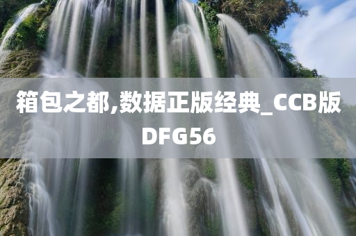 箱包之都,数据正版经典_CCB版DFG56