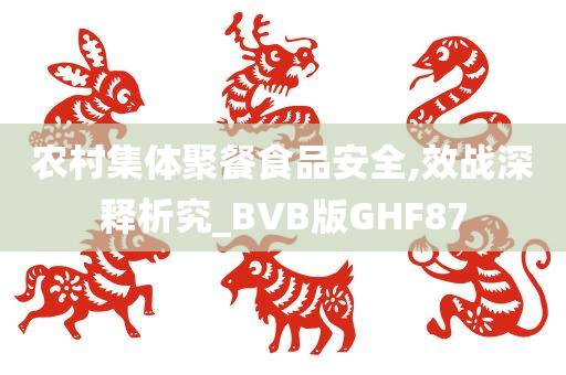 农村集体聚餐食品安全,效战深释析究_BVB版GHF87