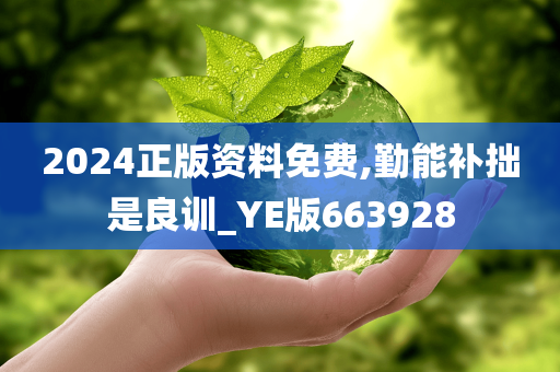 2024正版资料免费,勤能补拙是良训_YE版663928