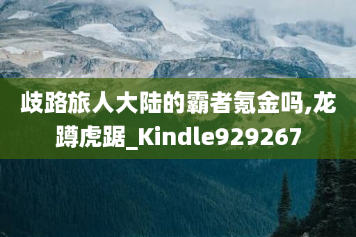 歧路旅人大陆的霸者氪金吗,龙蹲虎踞_Kindle929267