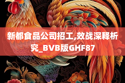 新都食品公司招工,效战深释析究_BVB版GHF87