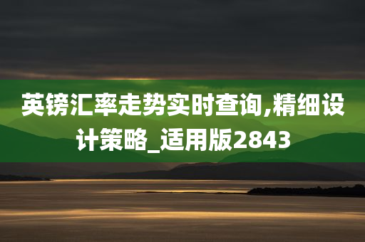 英镑汇率走势实时查询,精细设计策略_适用版2843