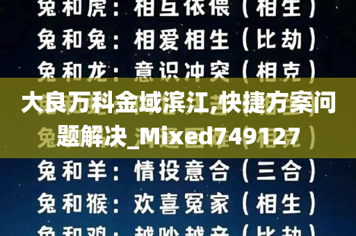 大良万科金域滨江,快捷方案问题解决_Mixed749127