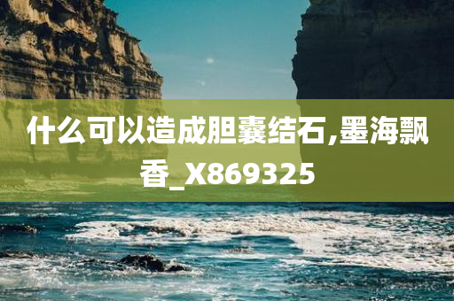 什么可以造成胆囊结石,墨海飘香_X869325