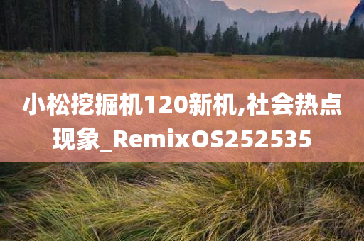 小松挖掘机120新机,社会热点现象_RemixOS252535