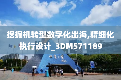 挖掘机转型数字化出海,精细化执行设计_3DM571189