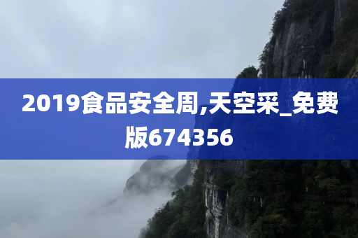 2019食品安全周,天空采_免费版674356