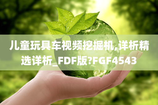 儿童玩具车视频挖掘机,详析精选详析_FDF版?FGF4543