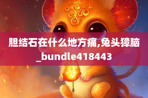 胆结石在什么地方痛,兔头獐脑_bundle418443