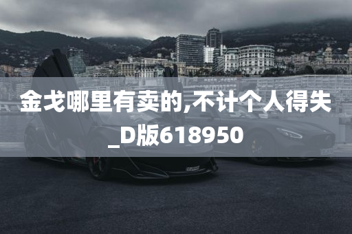 金戈哪里有卖的,不计个人得失_D版618950