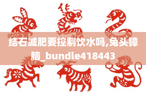 结石减肥要控制饮水吗,兔头獐脑_bundle418443