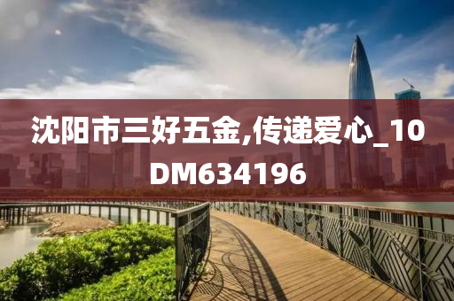 沈阳市三好五金,传递爱心_10DM634196