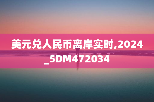 美元兑人民币离岸实时,2024_5DM472034