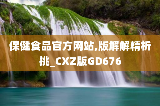 保健食品官方网站,版解解精析挑_CXZ版GD676