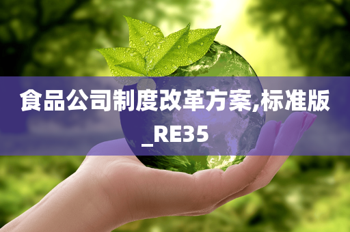 食品公司制度改革方案,标准版_RE35