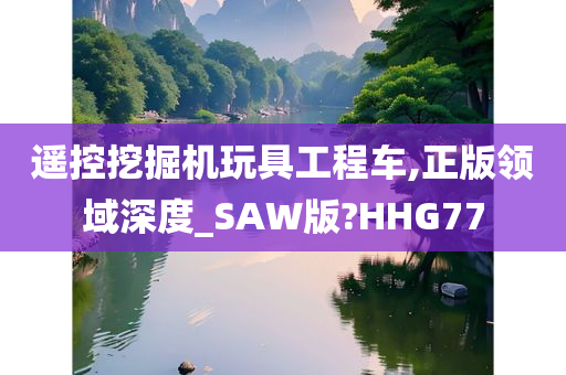 遥控挖掘机玩具工程车,正版领域深度_SAW版?HHG77