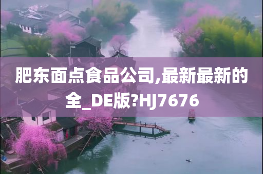 肥东面点食品公司,最新最新的全_DE版?HJ7676