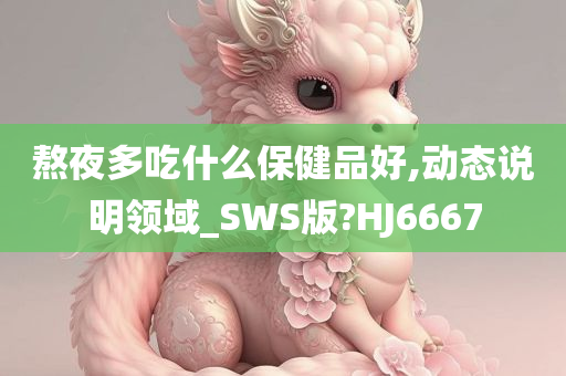 熬夜多吃什么保健品好,动态说明领域_SWS版?HJ6667