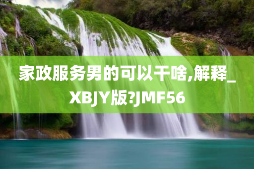 家政服务男的可以干啥,解释_XBJY版?JMF56