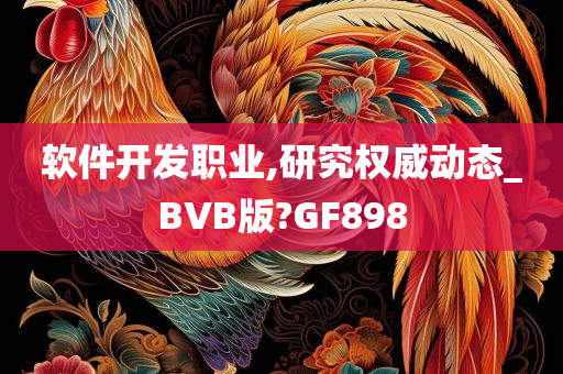 软件开发职业,研究权威动态_BVB版?GF898